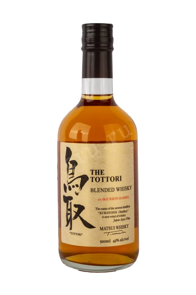 Бутылка The Tottori Bourbon Barrel gift box 0.7 л