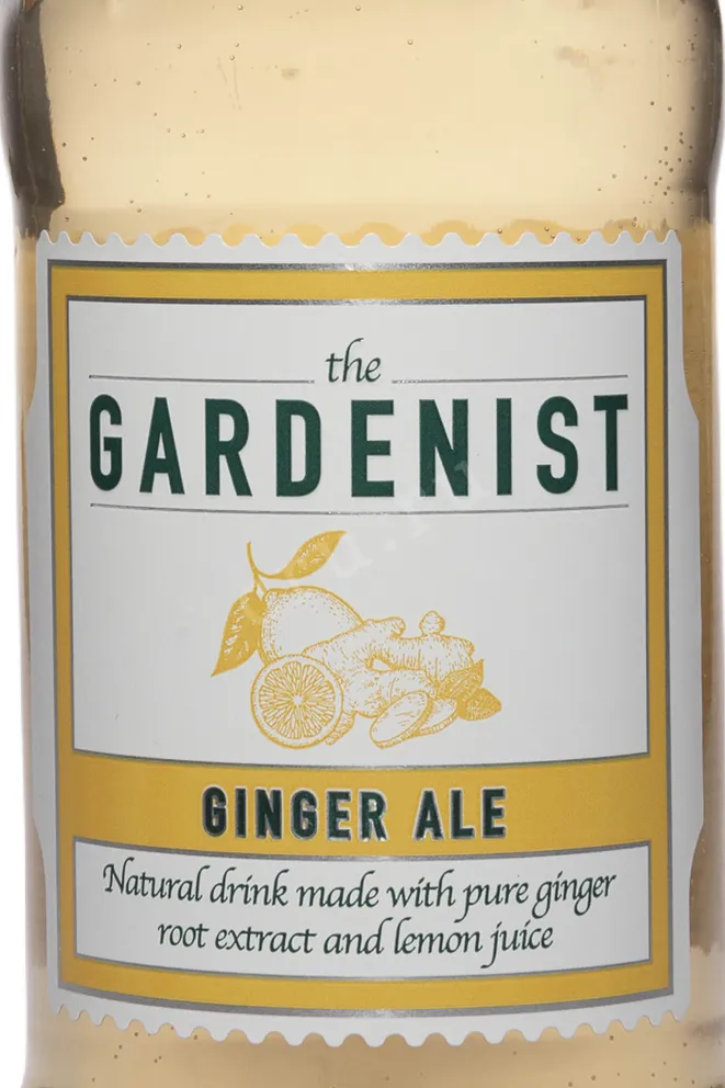 Этикетка The Gardenist Ginger Ale 0.2 л