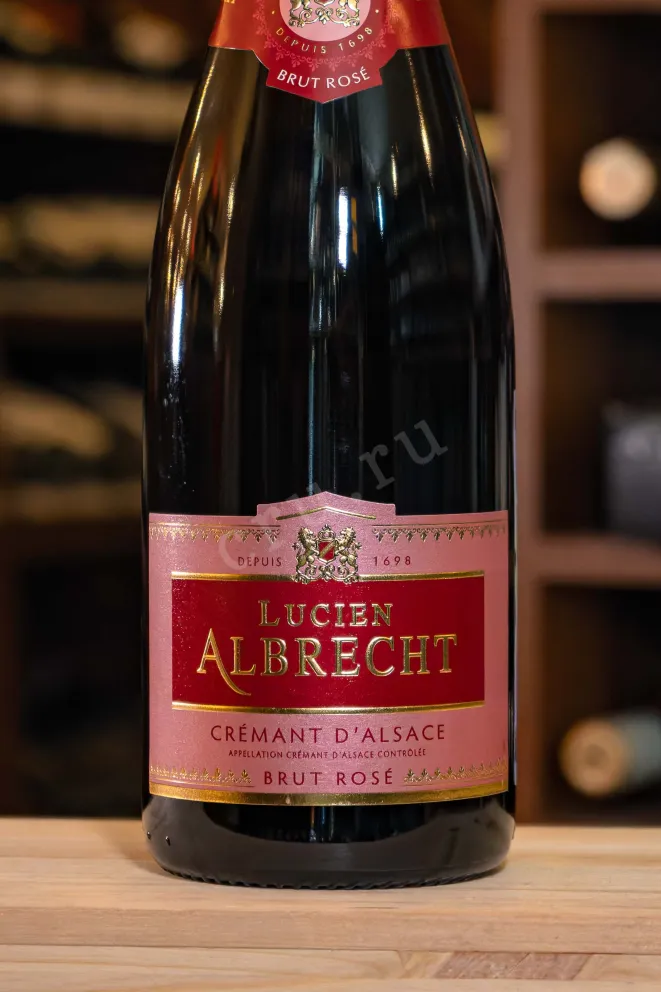 В магазине Крю Профи Cremant d'Alsace Lucien Albrecht Brut Rose 2022 0.75 л
