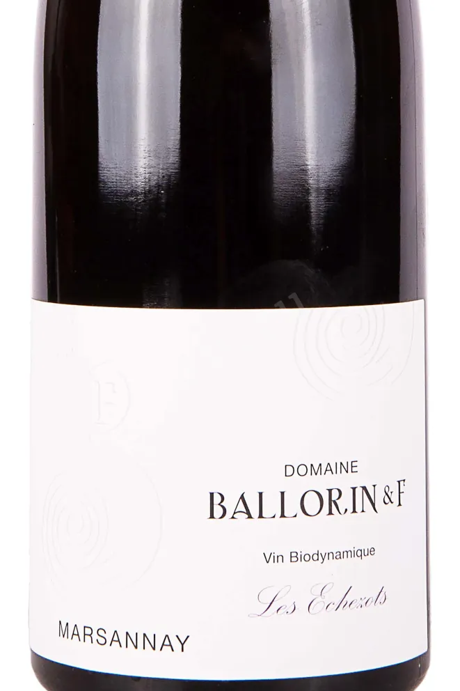 Этикетка Domaine Ballorin & F Marsannay Les Echezots 2021 0.75 л