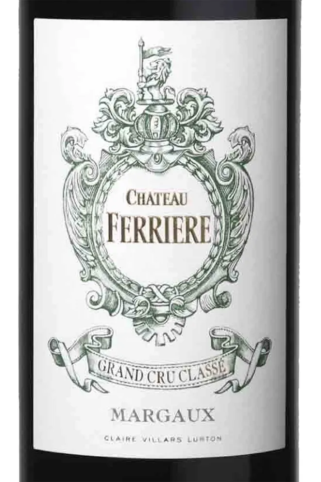 Этикетка Chateau Ferriere Margaux Grand Cru Classe 2014 0.75 л