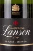 Этикетка Lanson Le Black Creation 2019 0.375 л