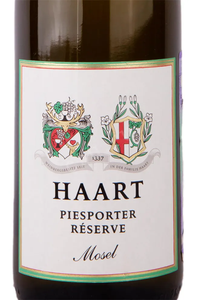 Этикетка Haart Piesporter Riesling Reserve Mosel 2015 0.75 л