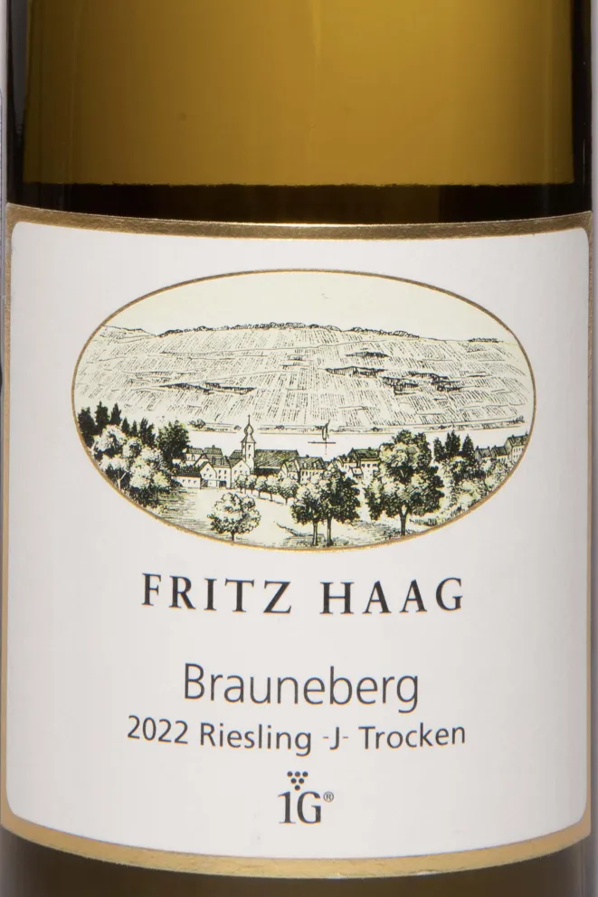 Этикетка Fritz Haag Brauneberger Riesling Trocken J 2022 0.75 л