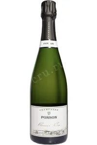 Шампанское Ponson Premier Cru 2022 0.75 л