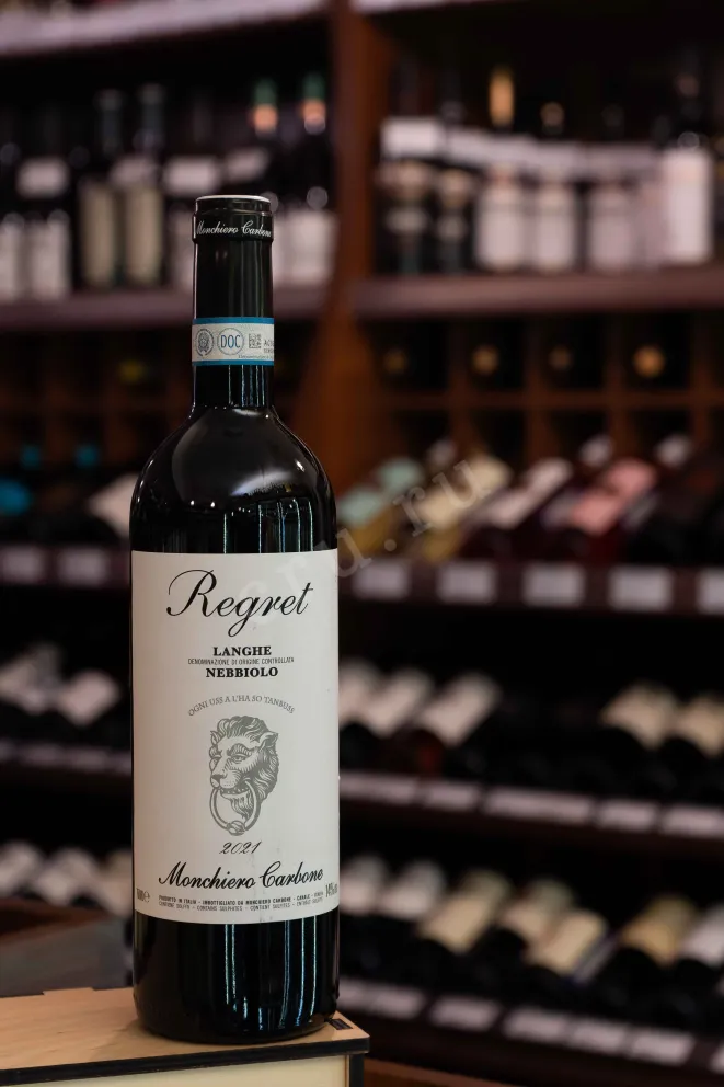 В магазине Крю Профи Monchiero Carbone Regret Langhe Nebbiolo 2021 0.75 л