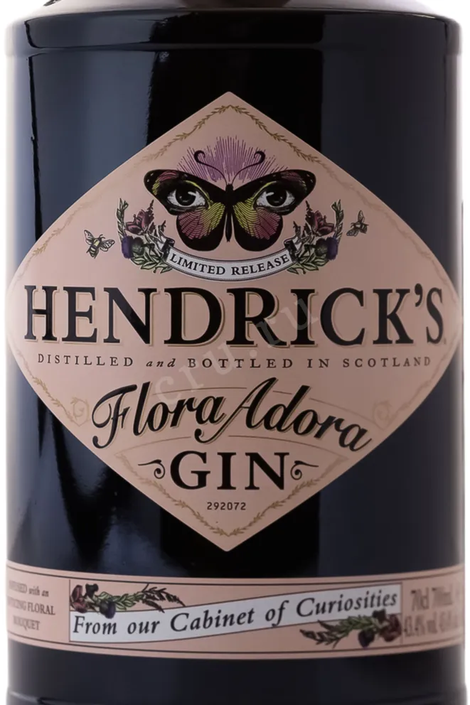 Этикетка Hendrick's Flora Adora 0.7 л