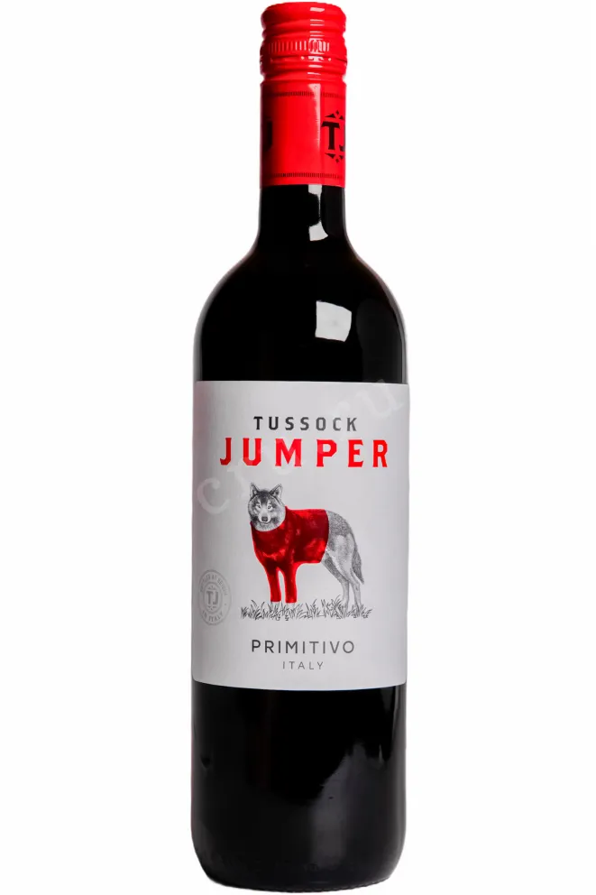 Вино Tussock Jumper Primitivo 2021 0.75 л