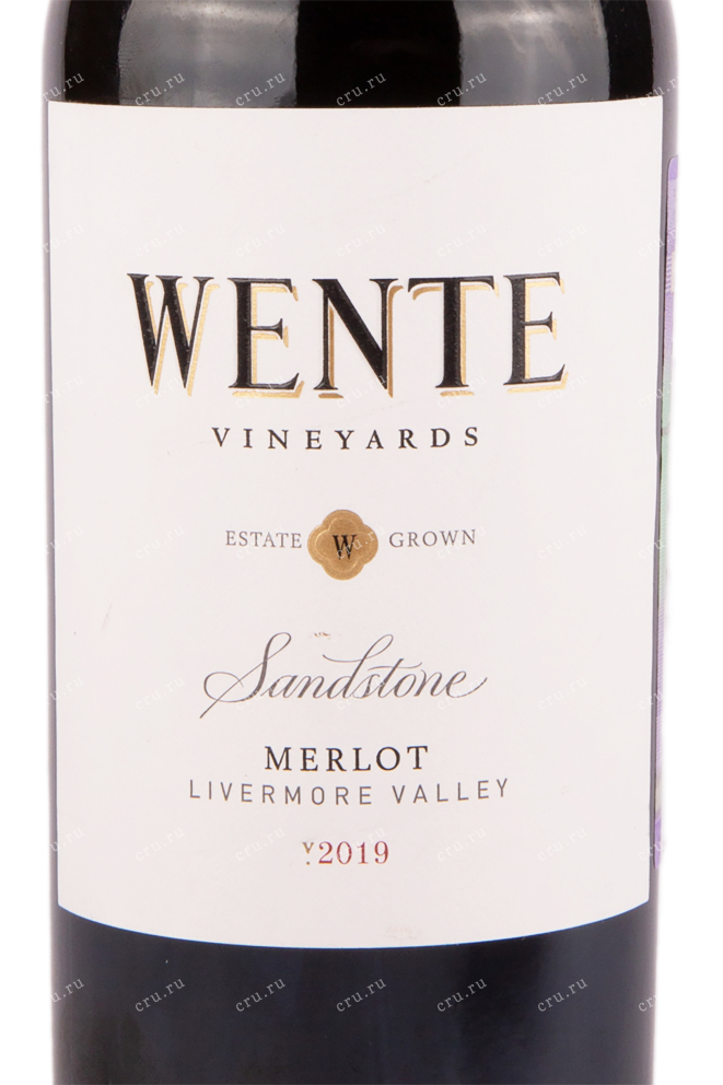 Вино Wente Sandstone Merlot 2019 0.75 л