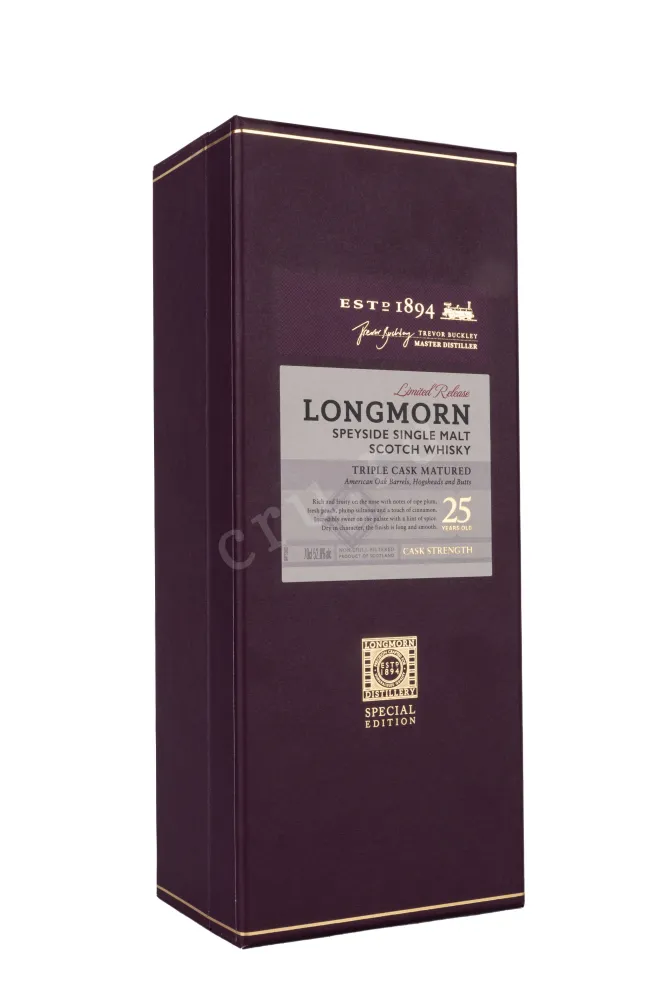 Этикетка Longmorn 25 Years Old