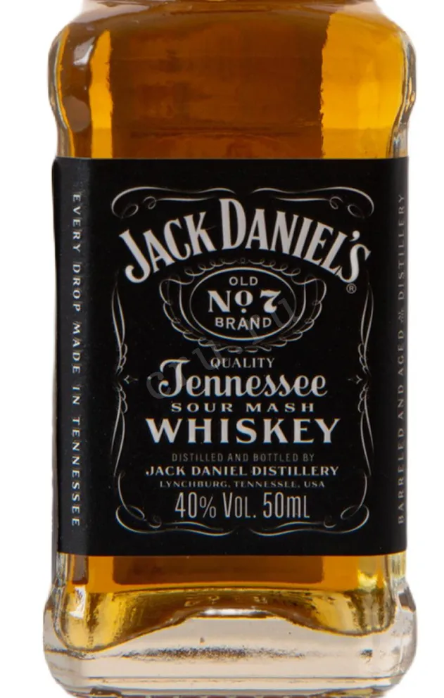 Этикетка Jack Daniels 0.05 л