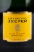 Этикетка Jeeper Grand Reserve Blanc de Blancs gift box 2018 0.75 л