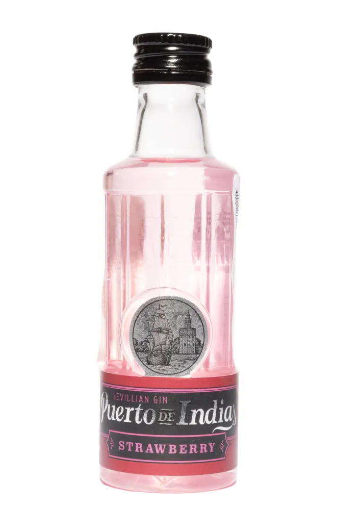 Джин Puerto de Indias Sevillian Strawberry  0.05 л