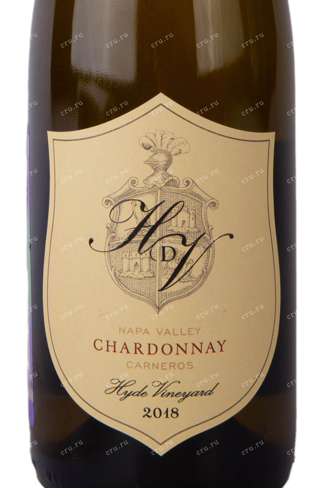 Этикетка Hyde de Villaine Napa Valley Chardonnay Carneros 2018 0.75 л