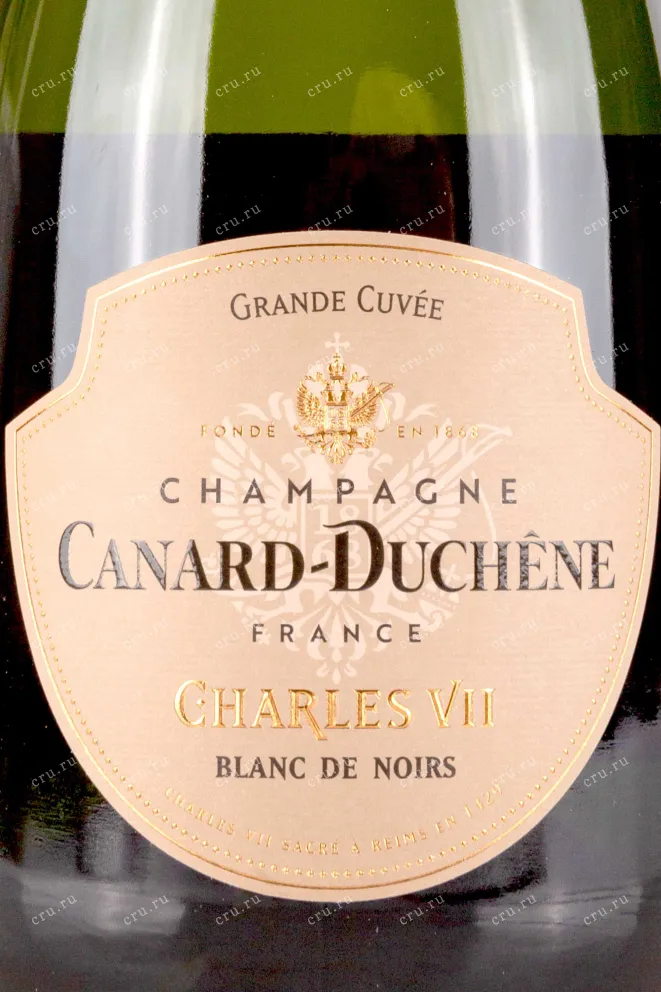 Этикетка Canard-Duchene Charles VII Blanc de Noir gift box 0.75 л