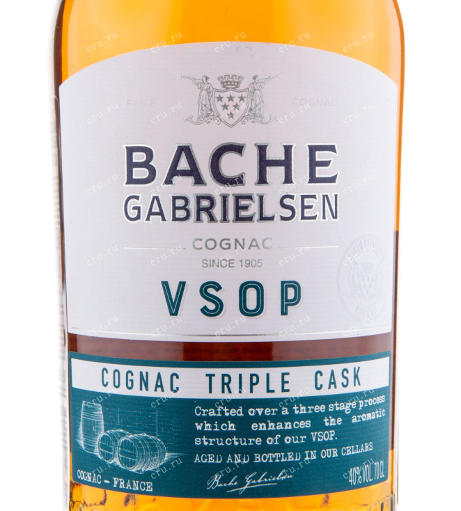 Коньяк Bache-Gabrielsen VSOP Triple Cask in box   0.7 л