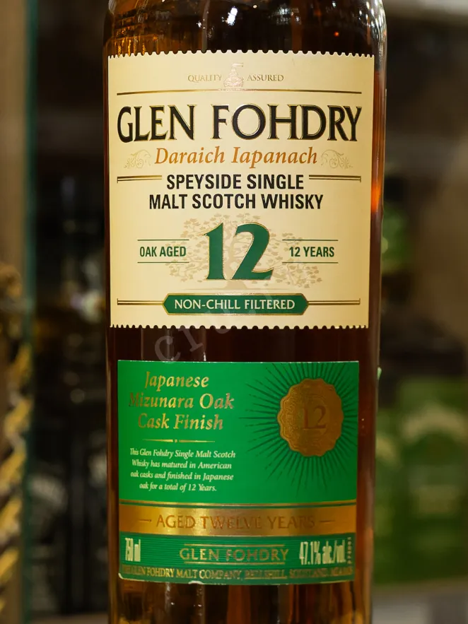 В магазине Крю Профи Glen Fohdry 12 years oak cask in tube 0.75 л