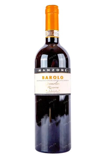 Вино Manzone Gramolere Barolo  Riserva 2016 0.75 л