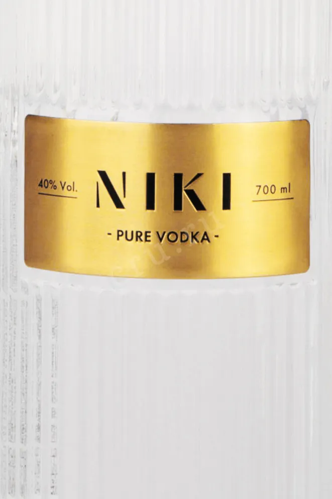 Этикетка Niki Pure 0.7 л