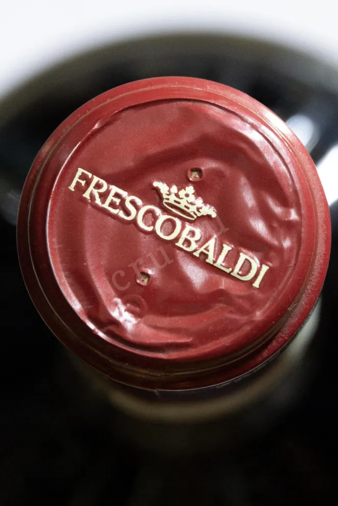 Пробка Frescobaldi Nipozzano Riserva Chianti Rufina wooden box 2019 1.5 л
