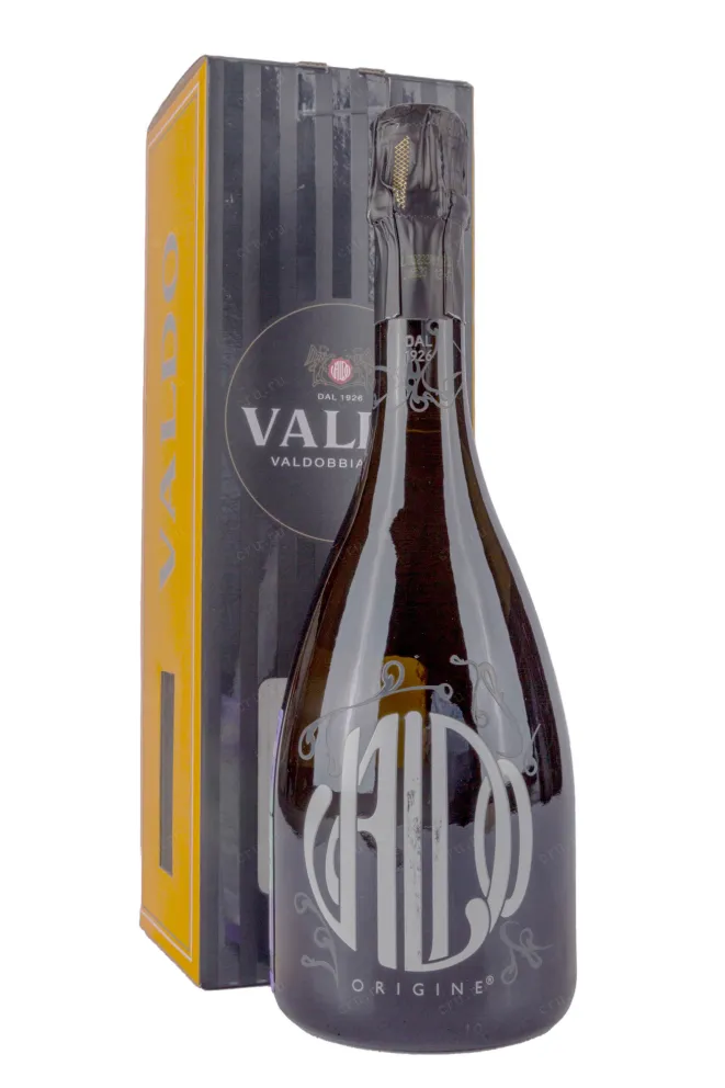 Игристое вино Valdo Origine Fluo Extra Dry in gift box 2022 0.75 л