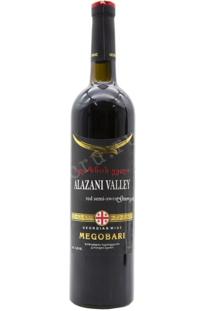 Вино Megobari Alazani Valley Red Semi Sweet  0.75 л
