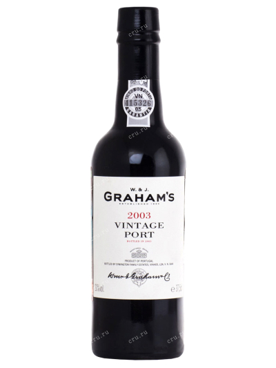 Портвейн Grahams Vintage 2003 0.375 л