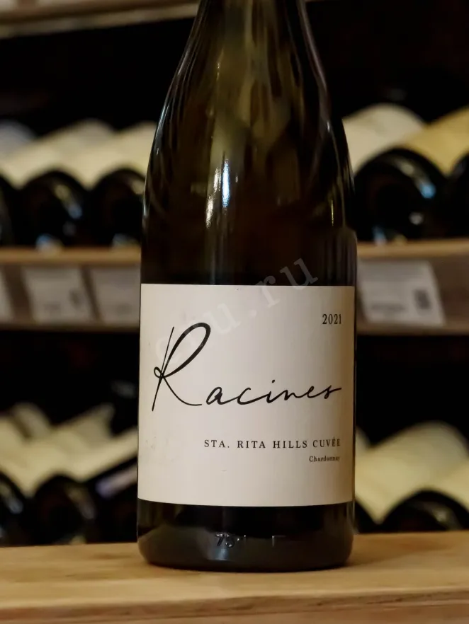 В магазине Крю Профи Racines Sta. Rita Hills Cuvee Chardonnay 2021 0.75 л