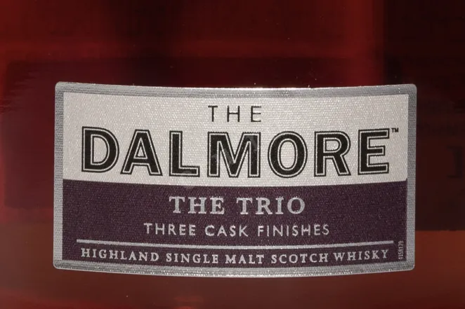Этикетка The Dalmore The Trio Three Cask Finishes in gift box 1 л