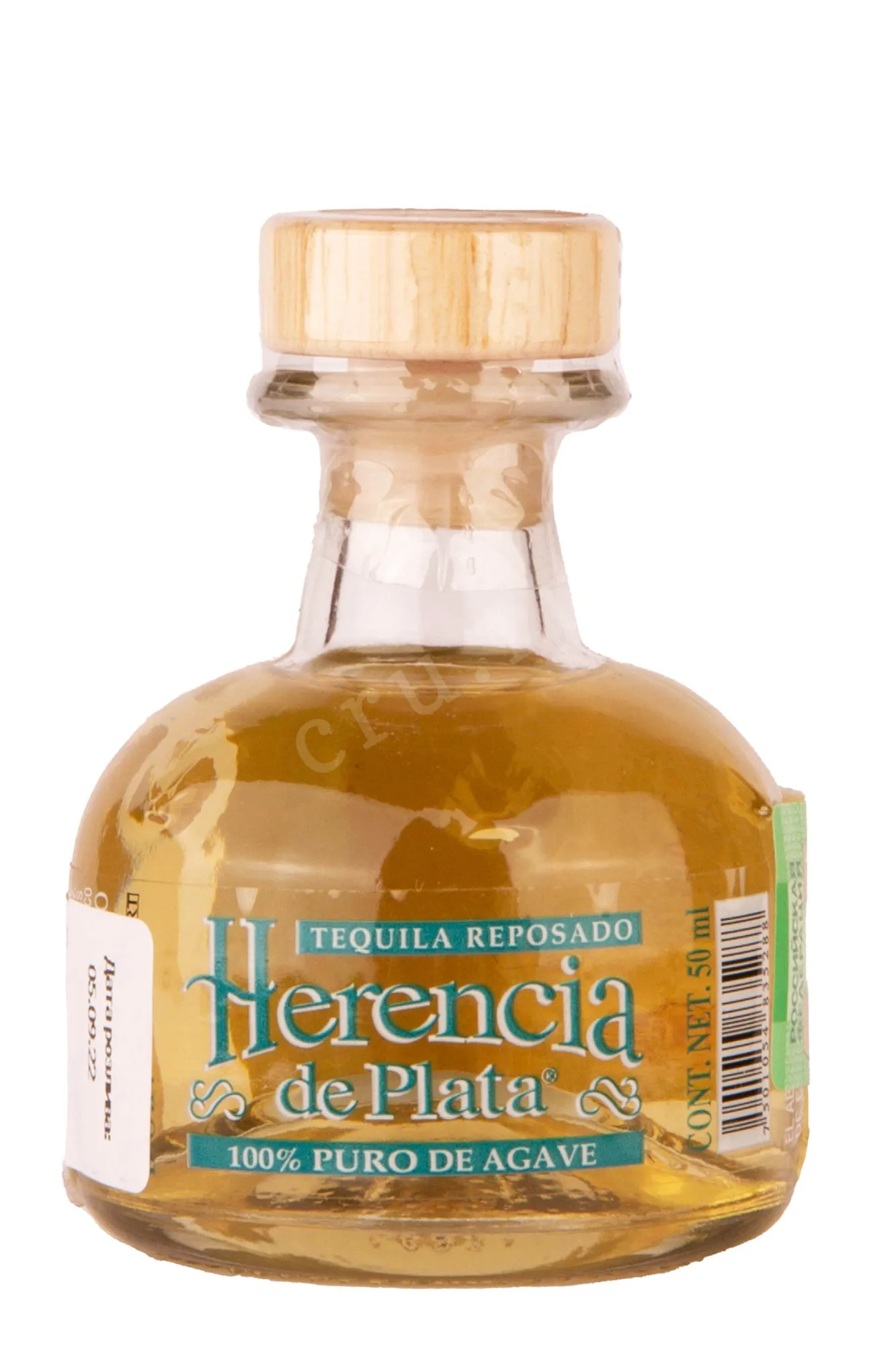 Фото — Текила Herencia de Plata Reposado  0.05 л