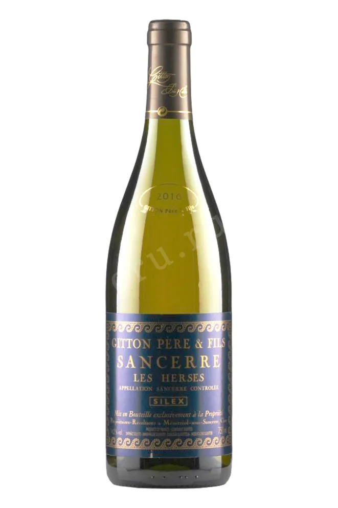Вино Gitton Pere & Fils Sancerre Blanc Les Herses 2014 0.75 л