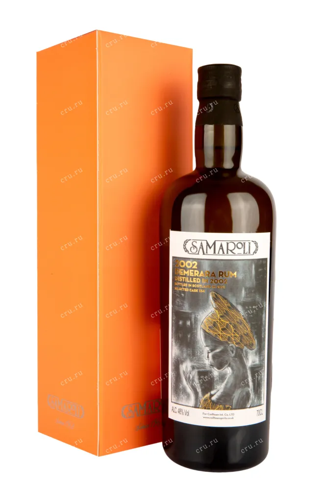 Ром Samaroli Demerara 2002 in gift box  0.7 л