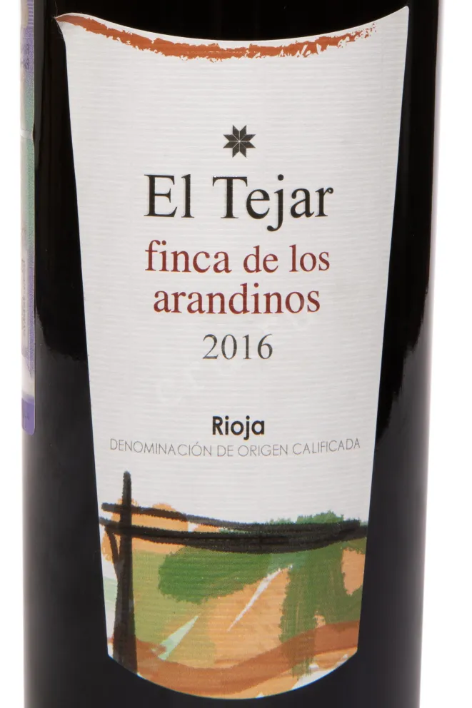 Этикетка Finca de los Arandinos El Tejar Rioja DOC 2016 0.75 л