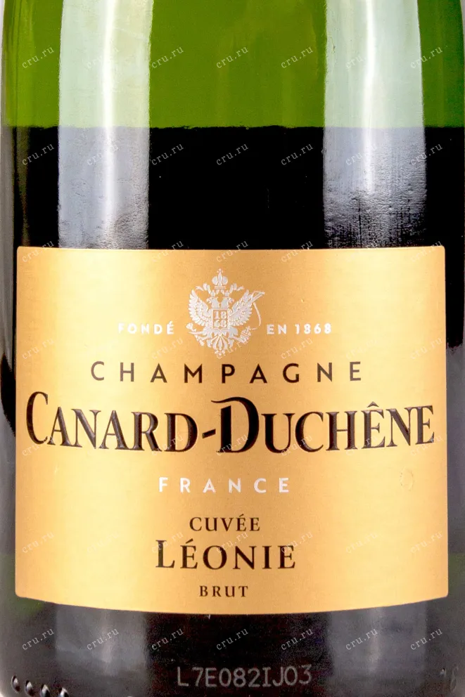 Этикетка Canard-Duchene Cuvee Leonie gift box 0.75 л