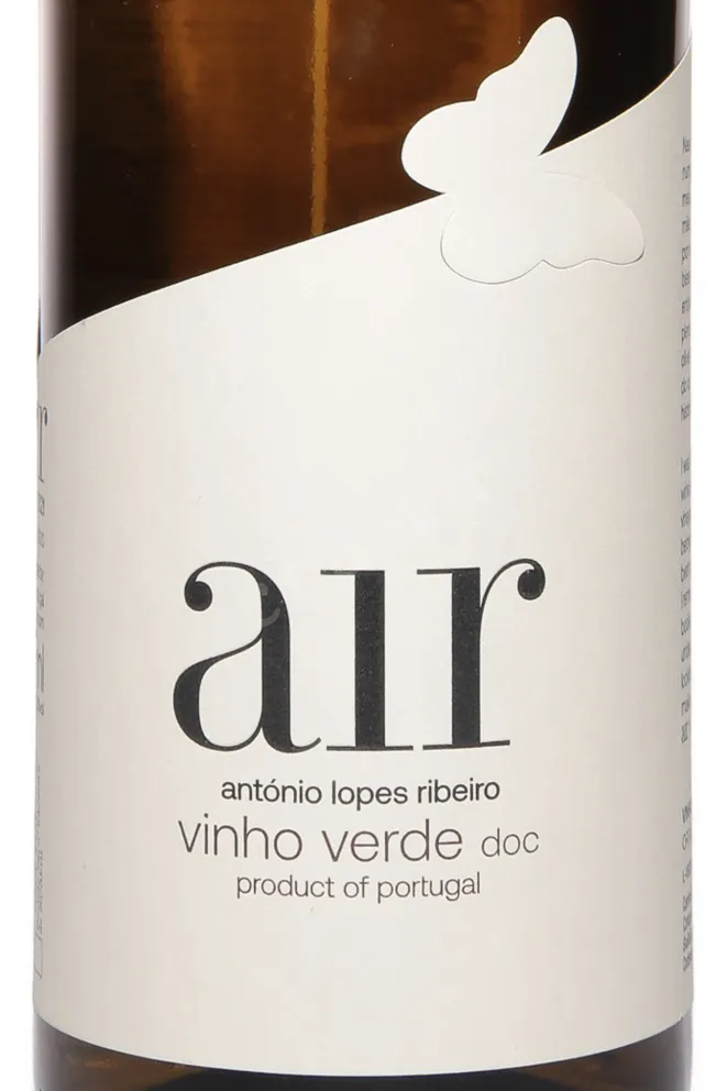 Этикетка Antonio Lopes Ribeiro Air Vinho Verde DOC 2021 0.75 л