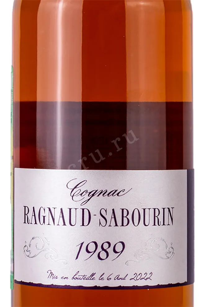 Этикетка Ragnaud Sabourin Millesime 1989 0.7 л