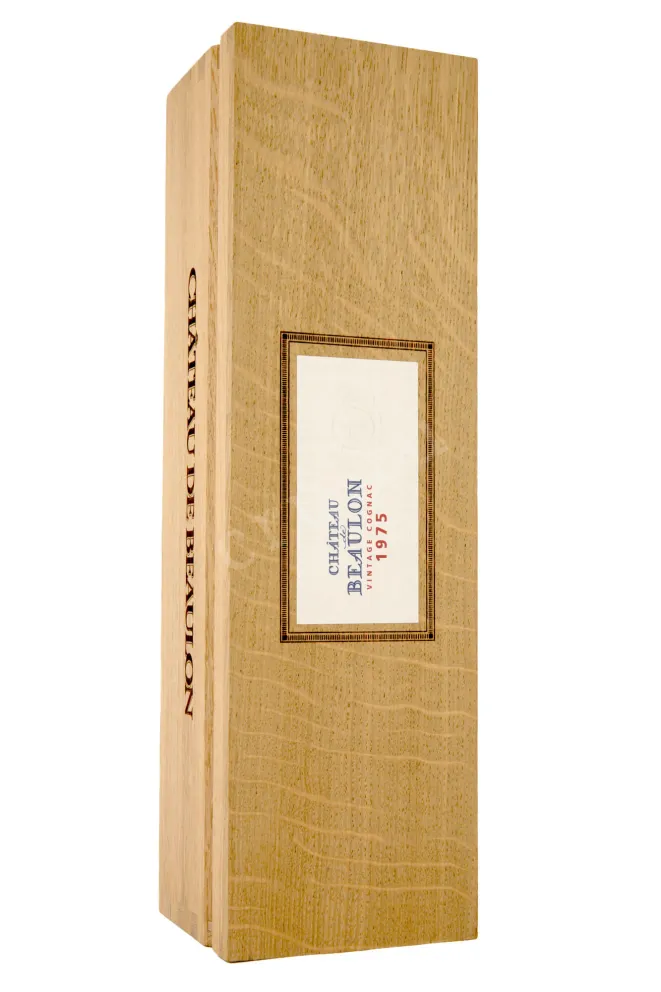 Деревянная коробка Chateau de Beaulon Vintage 1975 0.7 л