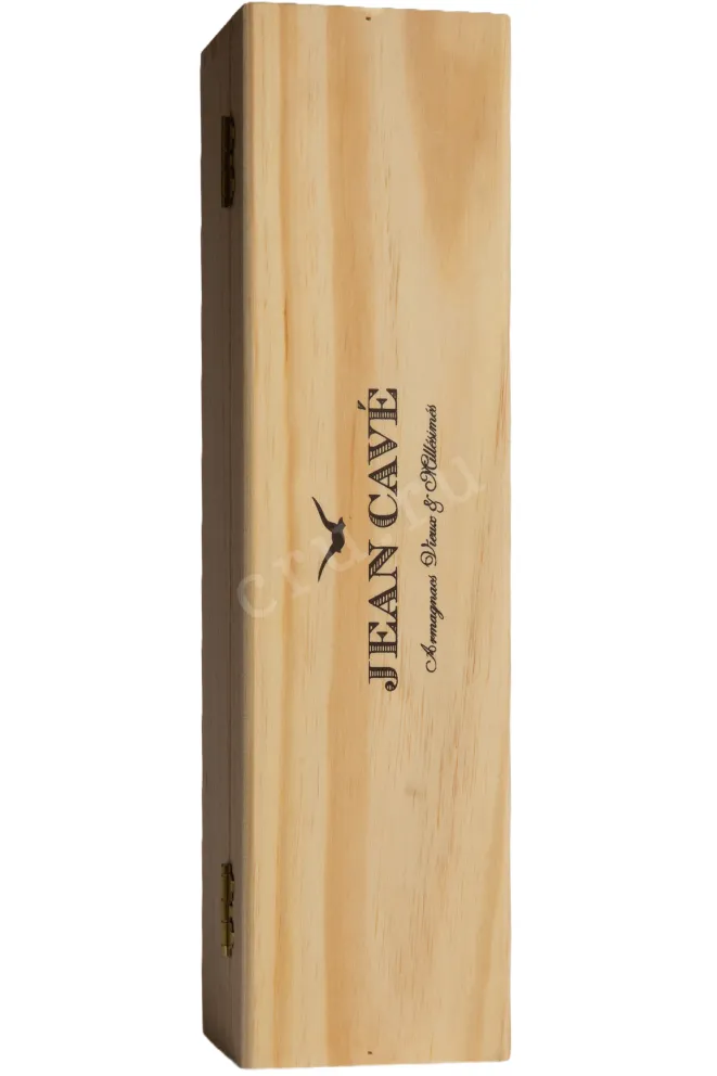 Деревянная коробка Jean Cave Vieil Armagnac 2001 AOC wooden box 2001 0.7 л