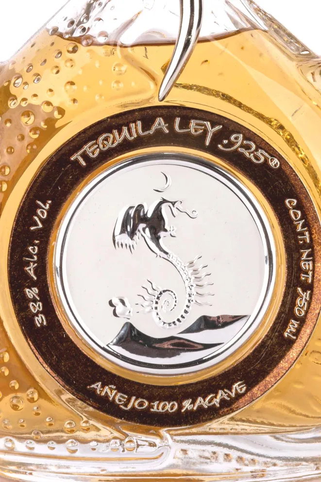 Этикетка Ley 925 Diamond Anejo Premium gift box  0.75 л