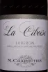 Этикетка M.Chapoutier Luberon La Ciboise AOC 2022 0.75 л