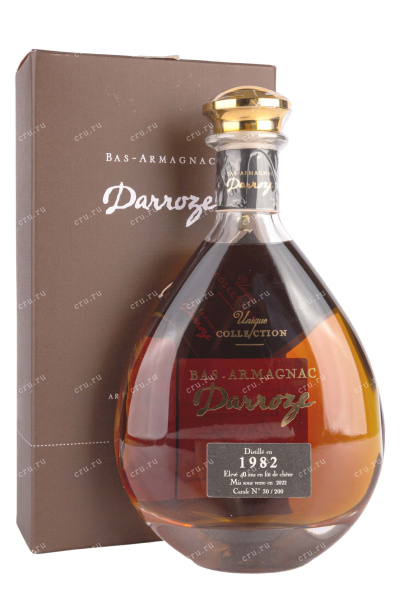 Арманьяк Darroze Unique Collection in decanter gift box 1982 0.7 л
