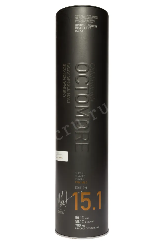 Туба Bruichladdich Octomore Edition 15.1 in tube 0.7 л