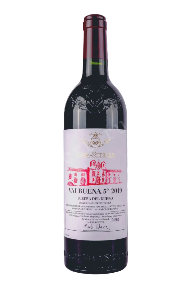 Вино Valbuena 5 2019 0.75 л