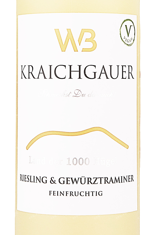Этикетка Winzer von Baden Kraichgauer Riesling & Gewurztraminer 2021 0.75 л