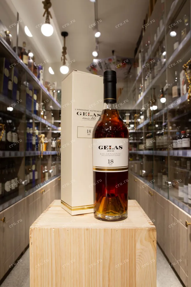 В магазине Крю Профи Gelas Bas Armagnac 18 ans gift box 0.7 л