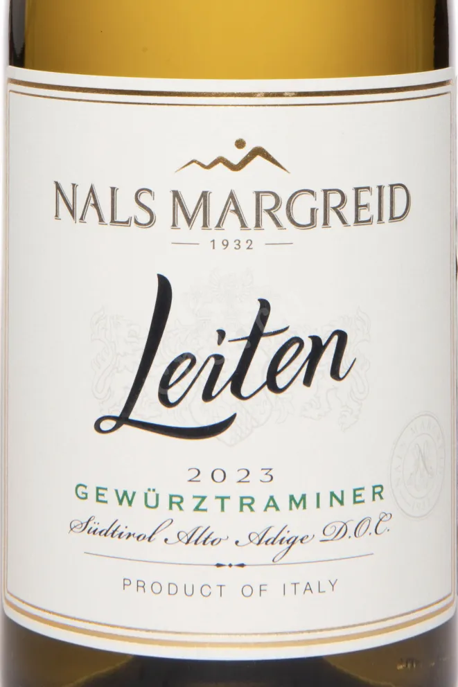 Этикетка Nals-Margreid Leiten Gewurztraminer Sudtirol Alto Adige DOC 2023 0.75 л