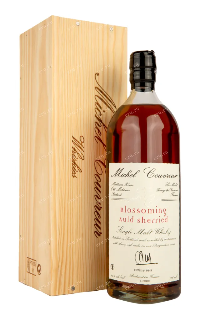Виски Michel Couvreur Blossoming Auld Cherried in wooden box  0.7 л
