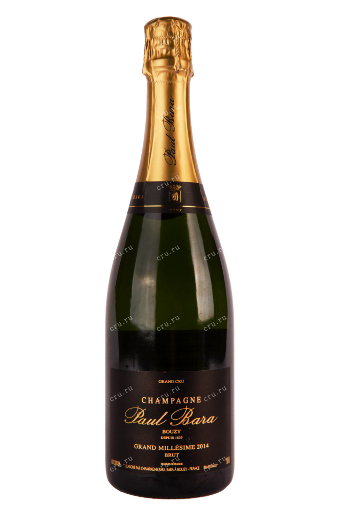Шампанское Grand Millesime Brut Grand Cru Bouzy Paul Bara 2016 0.75 л