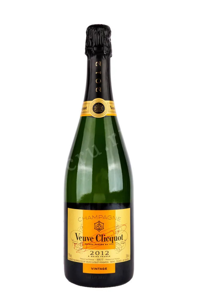 Бутылка Veuve Clicquot Ponsardin Vintage gift box 2012 0.75 л
