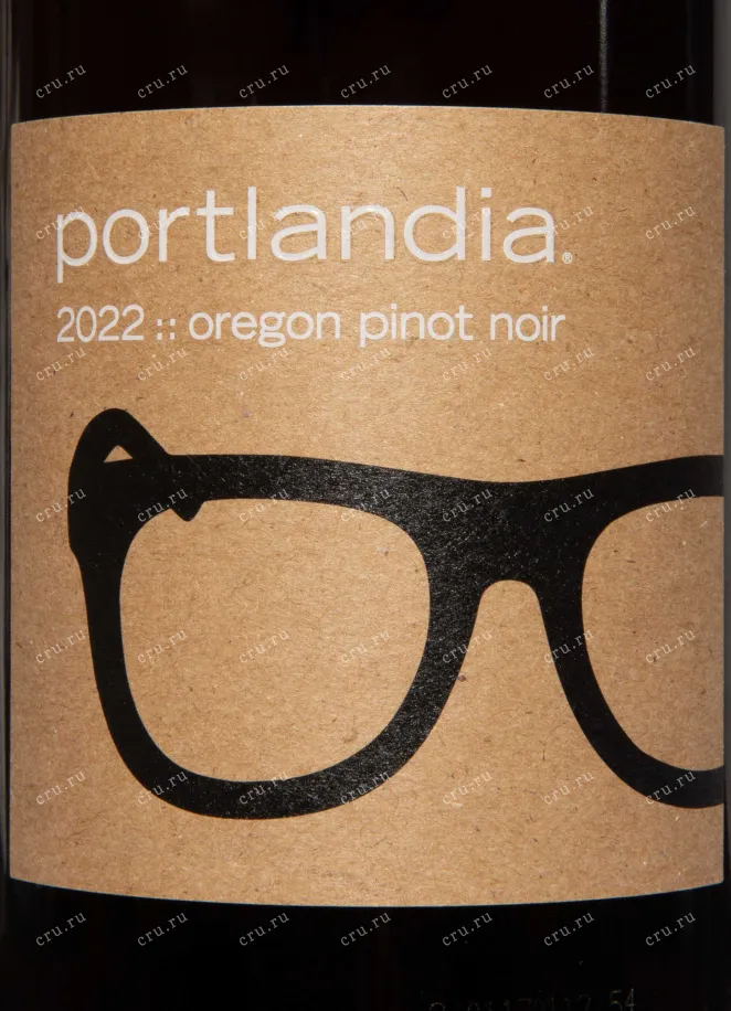 Этикетка Portlandia Pinot Noir Oregon 2022 0.75 л